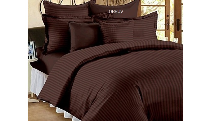 These king-size cotton bedsheets are designed with export-quality standards to offer a luxurious sle...