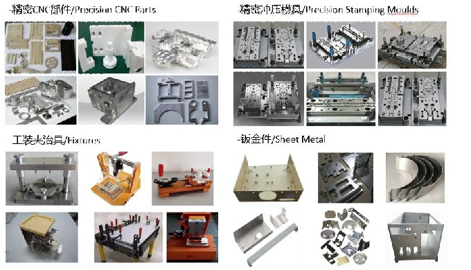 KZF是一家提供精密机加工零部件（Precision CNC Parts)、钣金件（Sheet Metal Parts)、精密冲压模具（Precision Stamping Mouldes/工装治具（...