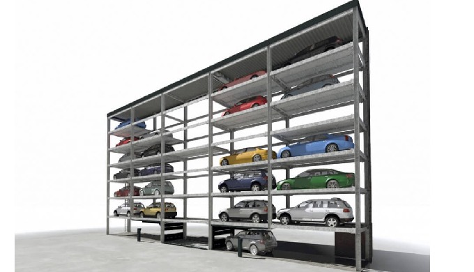 Slimparker 557 Tower The new parking system Slimparker 557 offers up to 23 above-ground parking spac...