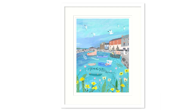 Padstow Harbour is one of the most recognisable scenes in Cornwall, this painterly interpretation of...