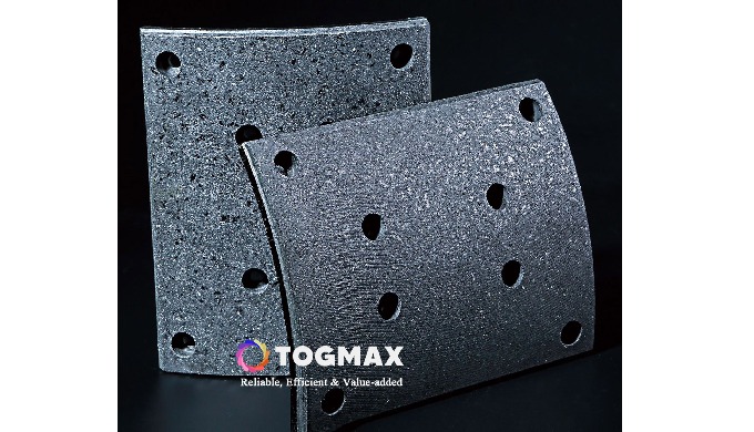 Togmax Ceramic Series Brake Linings for Benz Actros Trucks Rear Axle Non Asbestos