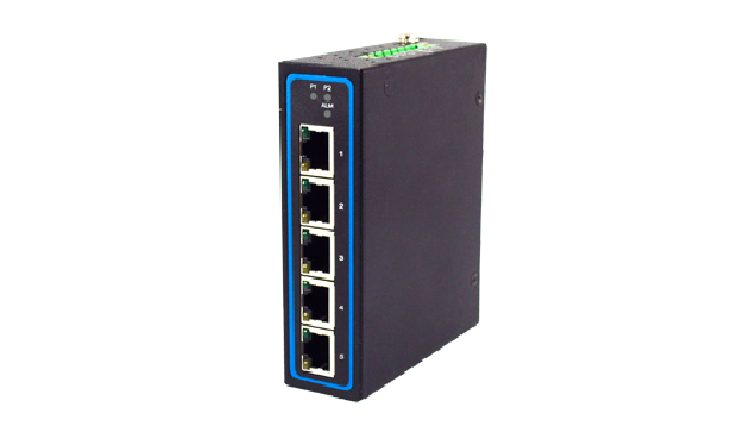 Industrial 5-Port Unmanaged Gigabit Switch, ATEX and EN50155/ EN50121-4 certified, Profinet Connecto...