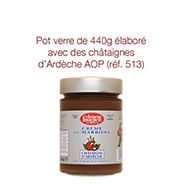 Crème de Marrons de l'Ardèche en pot verre de 440 g