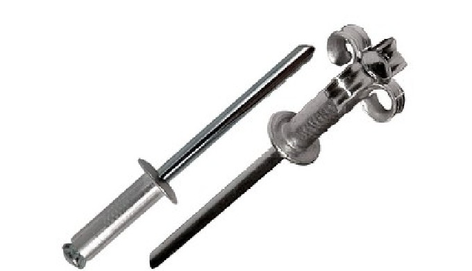 Aluminum flower rivet.