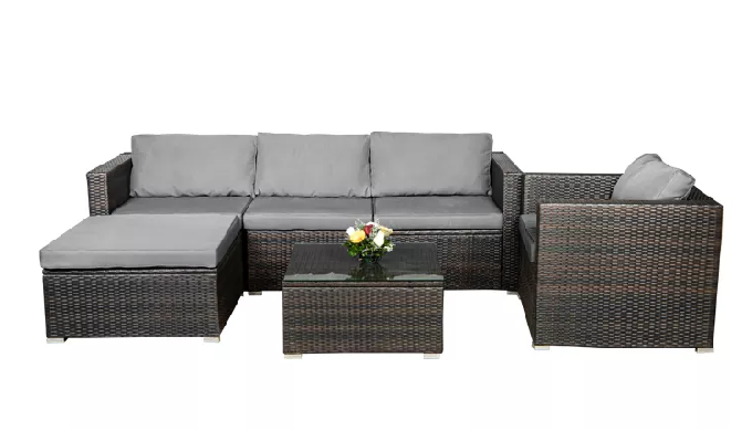 Are you looking for a comfortable conservation set for your Garden or Balcony? If so this 6-piece PE...