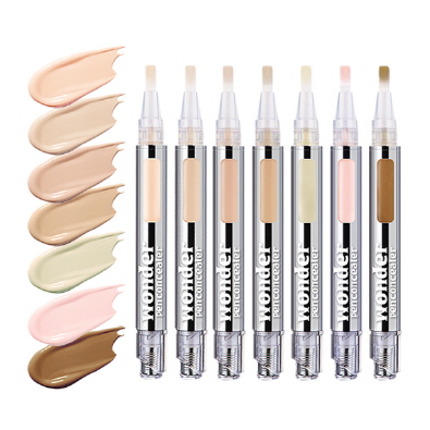 From cover to shading Seven colors match each skin tone and help with covering and correcting your m...