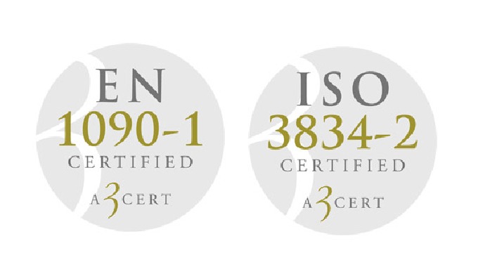 Klart med certifieringar f&ouml;r v&aring;ra svetsavdelningar.