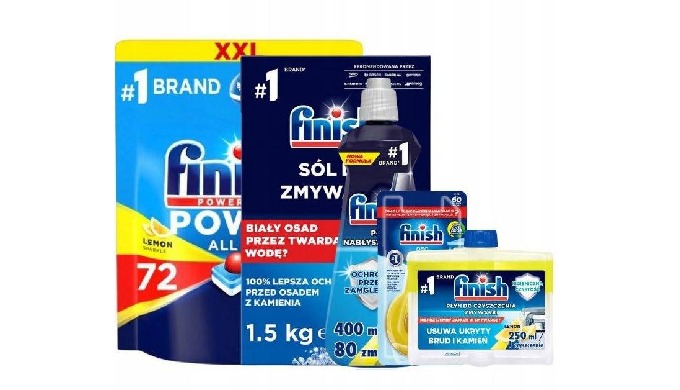 Zrewolucjonizuj zmywanie naczyń przez swoich klientów dzięki naszym tabletkom do zmywarek Finish Pow...