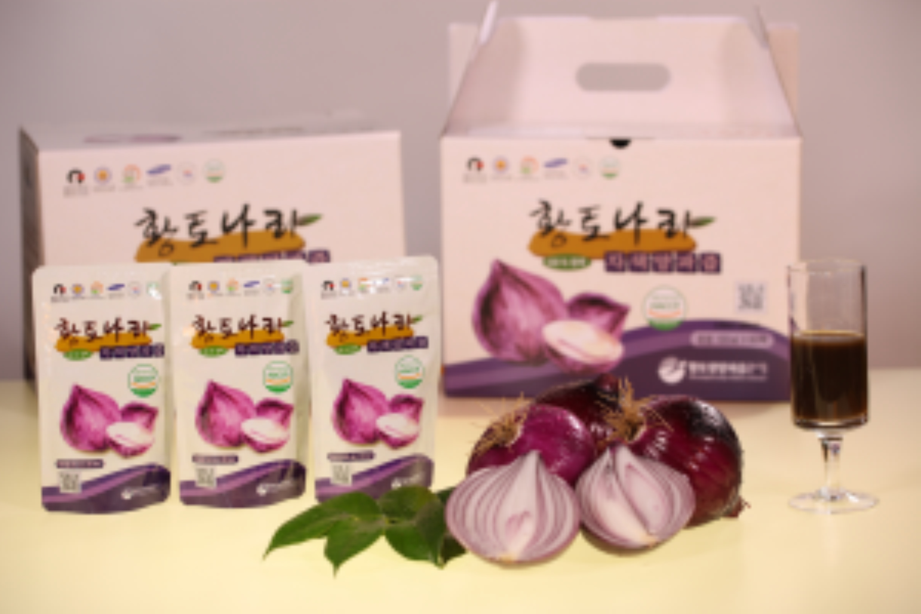 < Hwangtonara purple onion extracr > Using the purple onions produced Muan, known for the best taste...