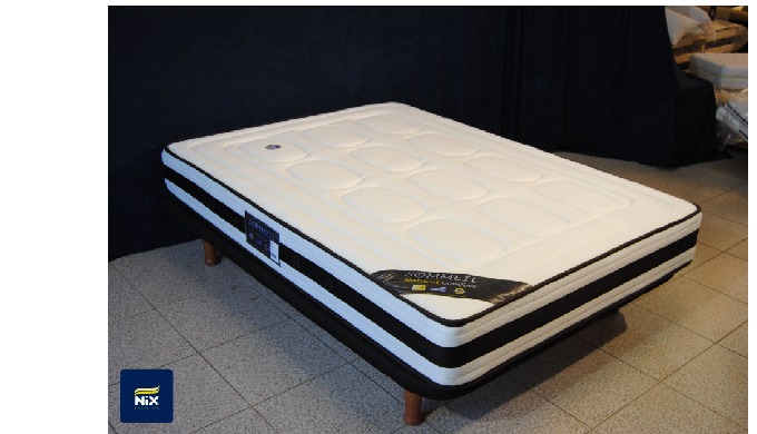 Nix Bedding: colchón de muelles + visco por ambas caras. Acolchado tapa a tapa. Altura aprox: 24cms....
