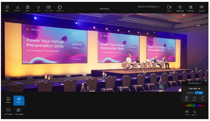 Event rendering and design software that lives in the cloud and can be accessed from anywhere.