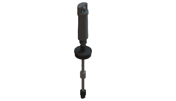 Der MOT misst mit Hilfe des magnetostriktiven Effektes den Füllstand in Behältern. An der Position d...