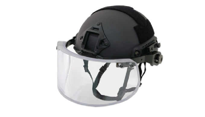 #Product Description High-cut ballistic helmet with HPPE/Aramid constructio...