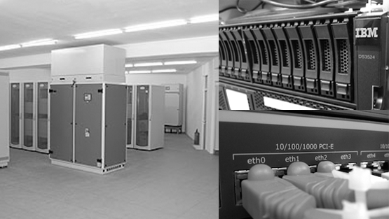 Wir betreiben unser eigenes kleines Rechenzentrum in der Räumen der Firma interscholz. Unsere Techni...