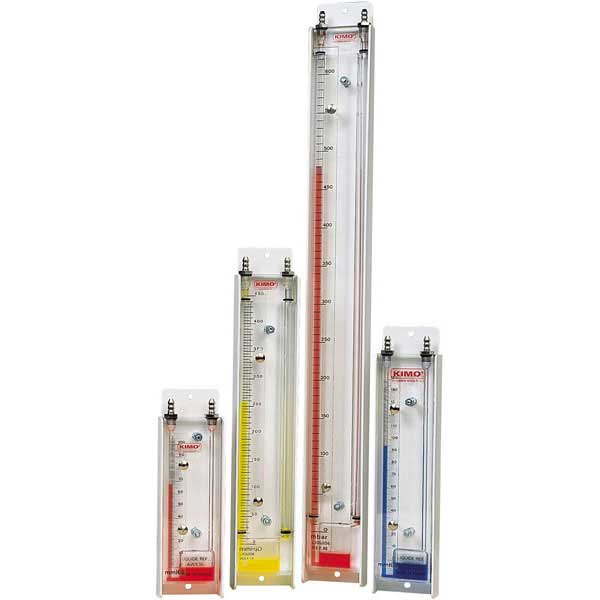 Manómetros de Columna Vertical TJColumna en J que permite una lectura directa. Ajuste del cero por d...