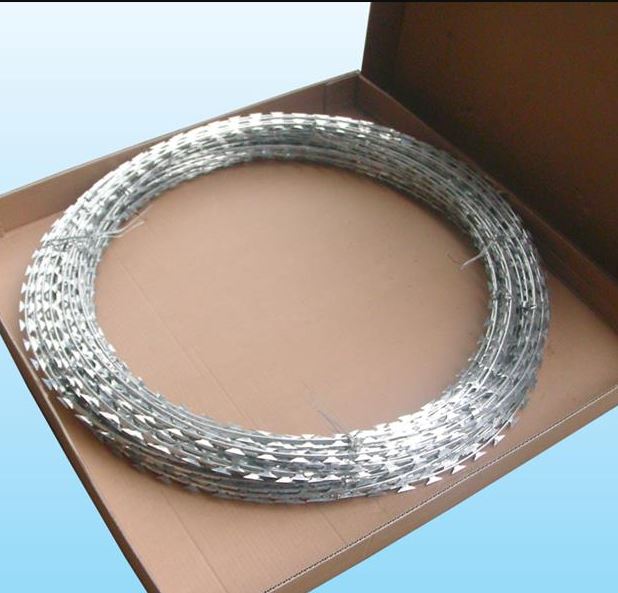 Concertina, bobine de fil galvanisé