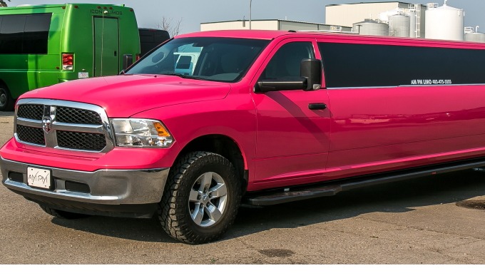 ONE-OF-A-KIND in ALBERTA! Who would have thought to stretch a Dodge Ram pickup truck to limousine pr...
