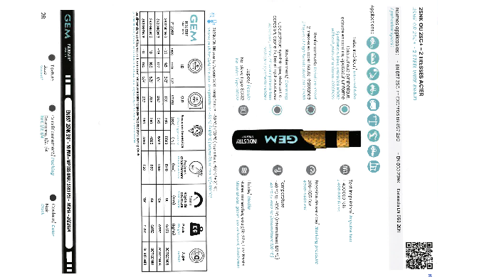 Tuyau hydraulque SNK - gamme KING - plus souple, plus résistant