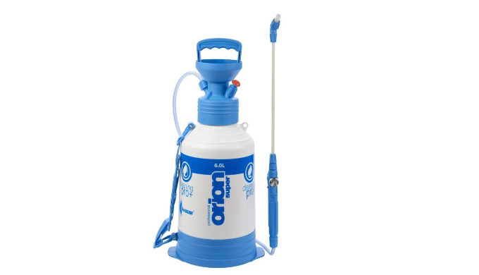 Capacité : 6 litres • Joints « Viton » : résistants aux produits acides • Lance de 40 cm avec indica...