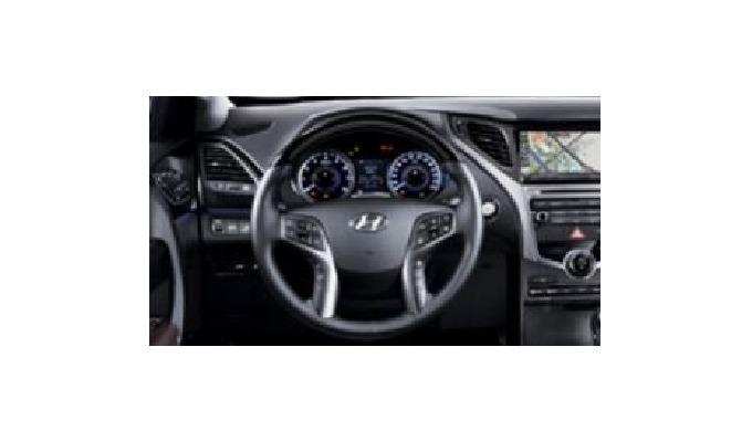 Model for Hyundai Grandeur Major functions: Natural leather/wood grain/haptic motor/remocon function...