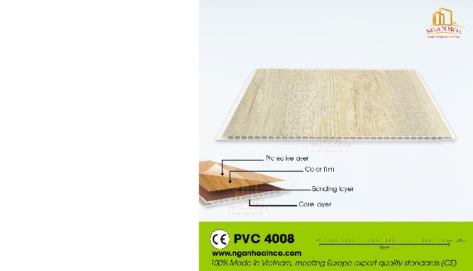 PVC ceiling and wall cladding panels are interior decoration materials made from virgin plastic Poly...