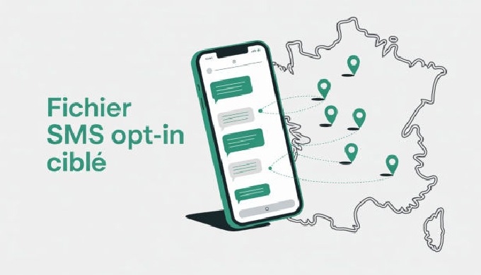 Location de fichiers SMS opt-in permettant aux entreprises de réaliser des campagnes de prospection ...