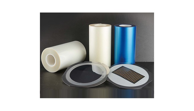 The high adhesion preveents chip flying and makes it possible to minimize chipping during dicing. It...