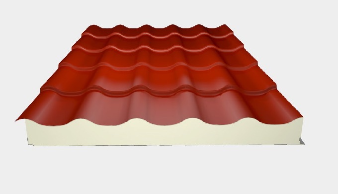 -Les panneaux sandwichs en polyuréthane de couverture tuile sont un excellent moyen pour décorer vos...
