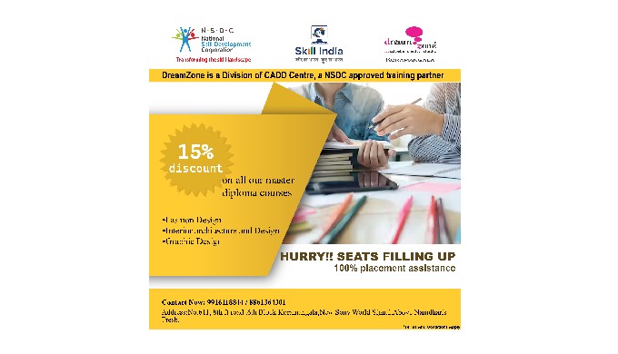 Discover your passion at DreamZone Koramangala, Bangalore! Get 15% off on our Master Diploma Courses...