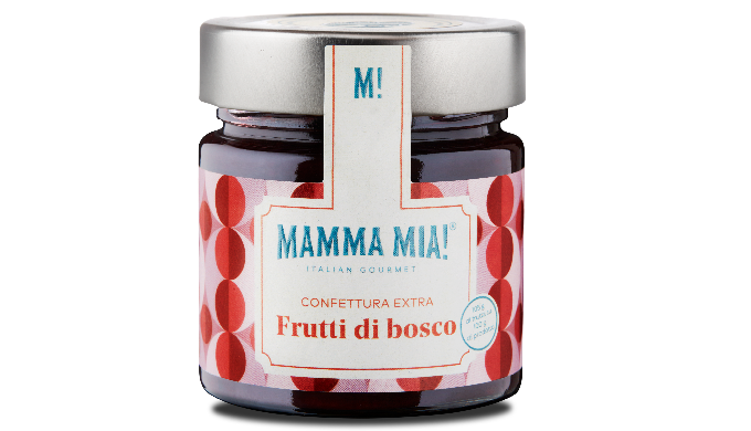La nostra confettura frutti di bosco è realizzata con mirtillo selvatico, lampone, ribes rosso e rib...