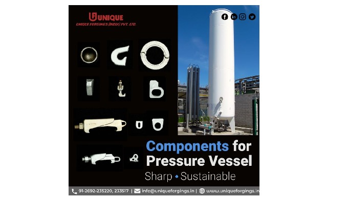Components For Pressure Vessel Unique Forgings (India) Pvt. Ltd. prefers Quality over quantity alway...