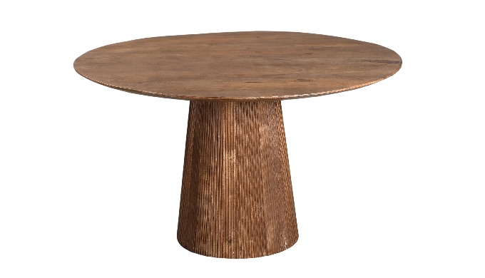 Dining table made of solid mango food, Handmade, great for all interior spaces.