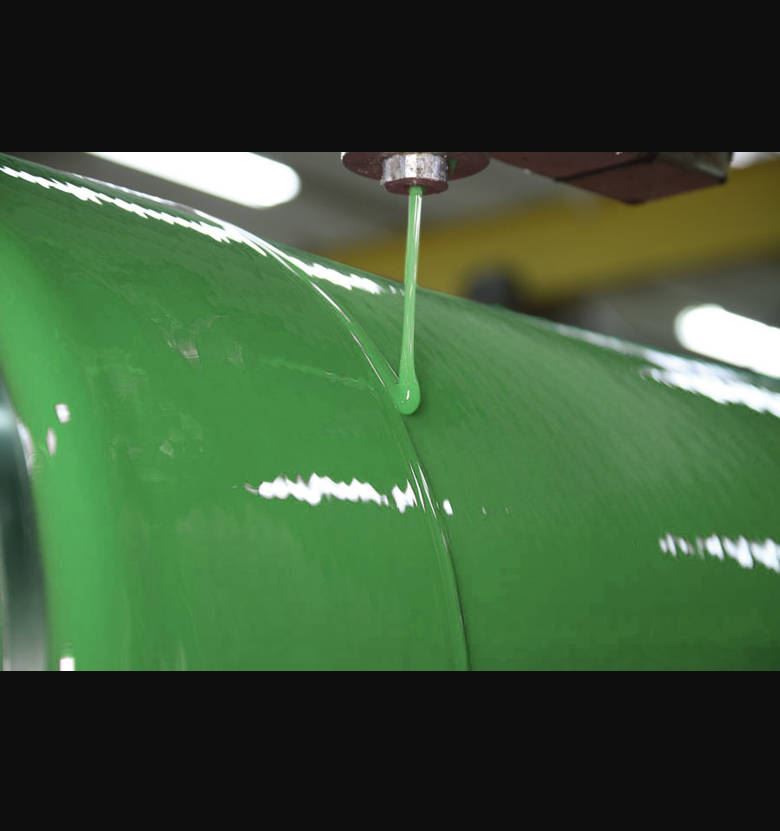 Garnissage avec des caoutchoucs