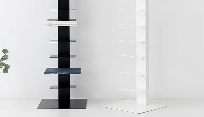 10-Layer Bookshelf Space-Saving Metal Bookcase