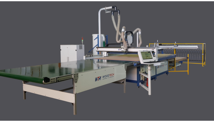 This is WoodTech's flagship CNC offering which fully automates product labelling, loading and routin...