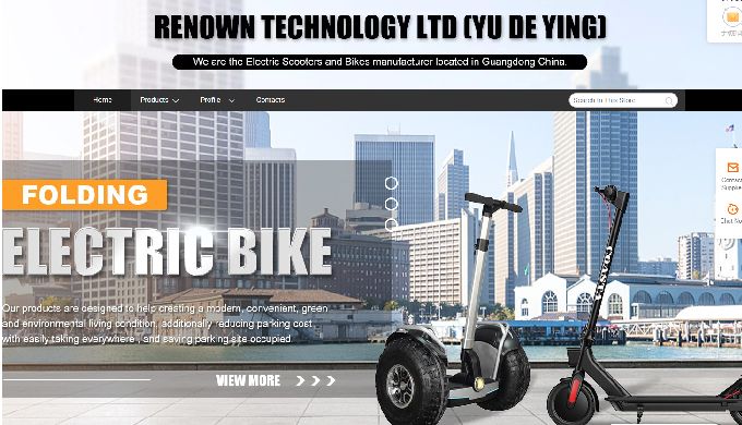 Renown Technology Ltd (Yu De Ying) was found as Energetic Technology Ltd (HK) in 2014. We are the El...