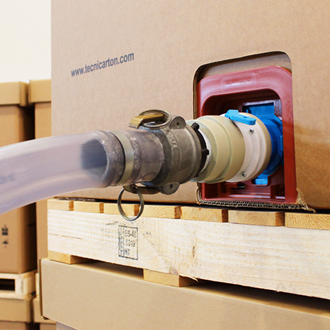 MAGNUS IBC-KRAFT, CORRUGATED LIQUID CONTAINER Corrugated liquid packaging for transporting and stori...