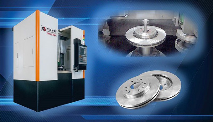 LYV-L450 Brake Disc CNC Grinder can complete the two processes of finish turning and grinding of the...