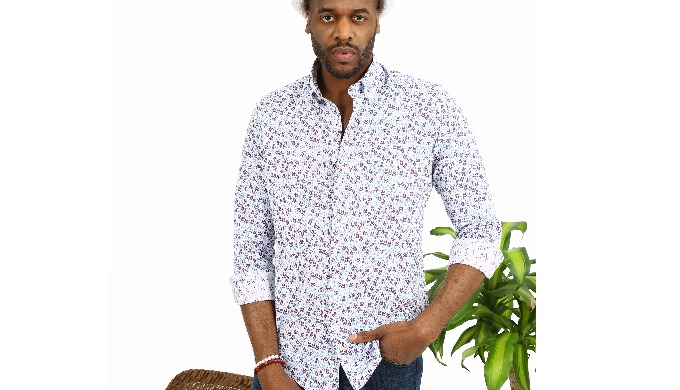 Distinguished with its colors and patterns, Self Floral Patterned Long Sleeve Slimfit Men's Shirt ca...