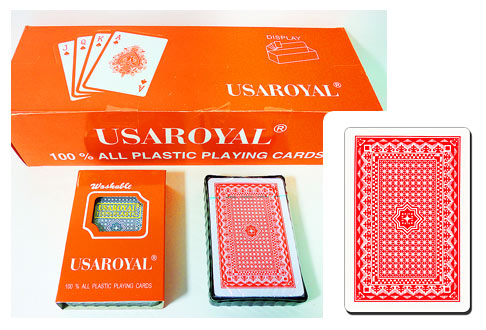USAROYAL 100% Plastic Premium Playing Card 503 Size: 2.25