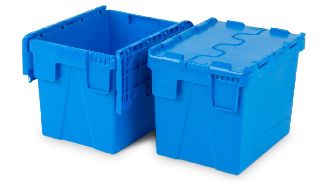 Caixas de distribuição com tampas articuladas