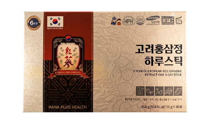 6 Year Old Korean Red Ginseng Extract One a Day Stick contains concentrated...