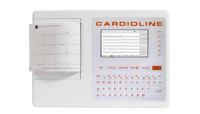 Le dispositif est un électrocardiographe à 12 dérivations en mesure de visualiser, d'acquérir, d'imp...