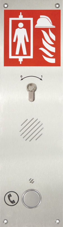 Ovladač požární jízdy výtahu do zdi BC-FFF.PPP