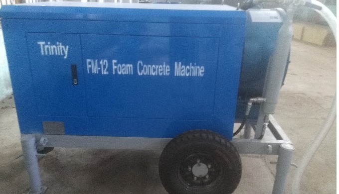 Trinity Foam Concrete Machine FM types machines are professional equipment for foam concrete. 1. Str...