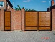 Распашные ворота ALUTECH