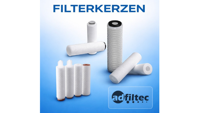 Die adfiltec GmbH bietet praxisorientierte Filterlösungen für industrielle Prozesse: Tiefenfilter: M...