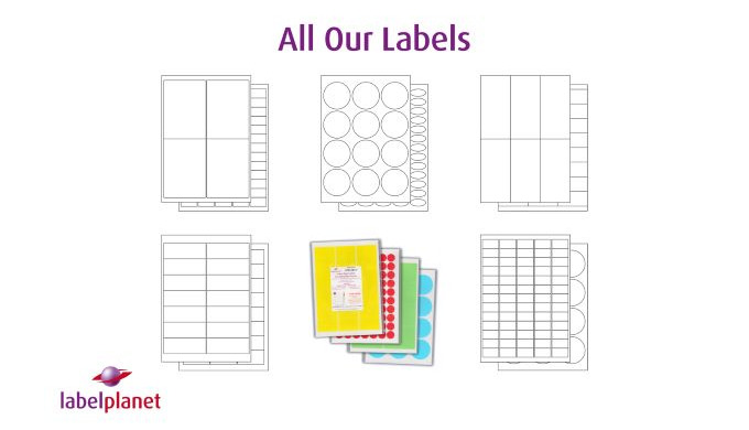 Blank Printer Labels On A4 Sheets