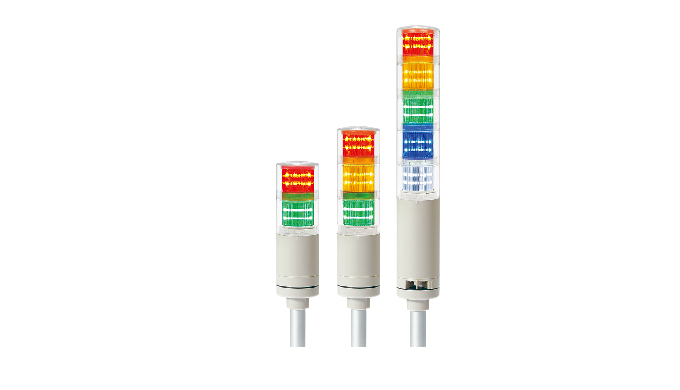 QTC50L_Ø50mm Pole Mount Type LED Steady/Flashing Tower Lights Max.85dB