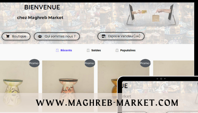 vendre en ligne, vendre à distance, artisanat Marocain et tout les Produits Marocains